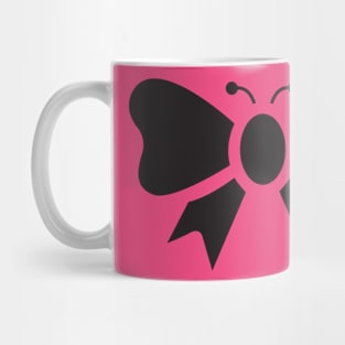 RIBBON BUTTERFLY (BLACK ) Mug